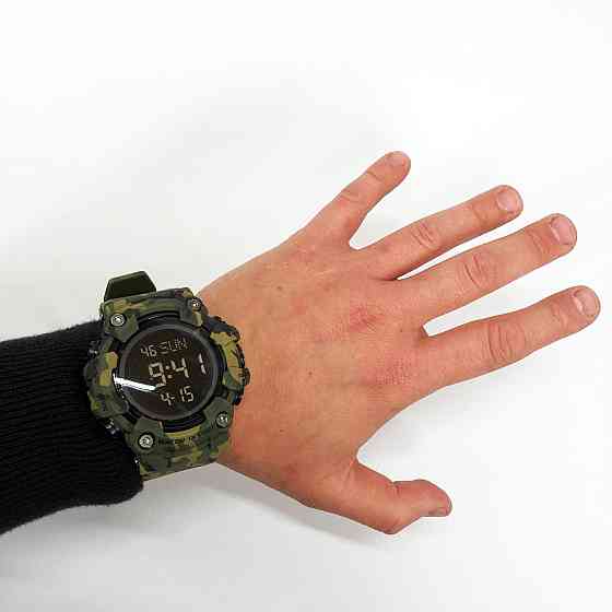 Водонепроницаемые часы 50 м SKMEI, Тактические военные часы для ЗСУ Фирменные спортивные RK-69 Львов