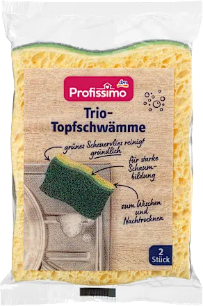 Profissimo Trio-Topfschwämme 2 St губки для миття посуду Львів