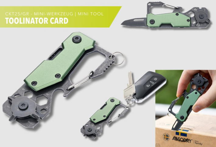 Мультінструмент "TOOLINATOR CARD" 10  функцій, сталевий Рівне - фото 5