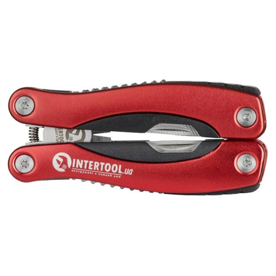 Багатофункціональний мультиінструмент 160 мм, 12 в 1, з чохлом INTERTOOL HT-0541 Київ