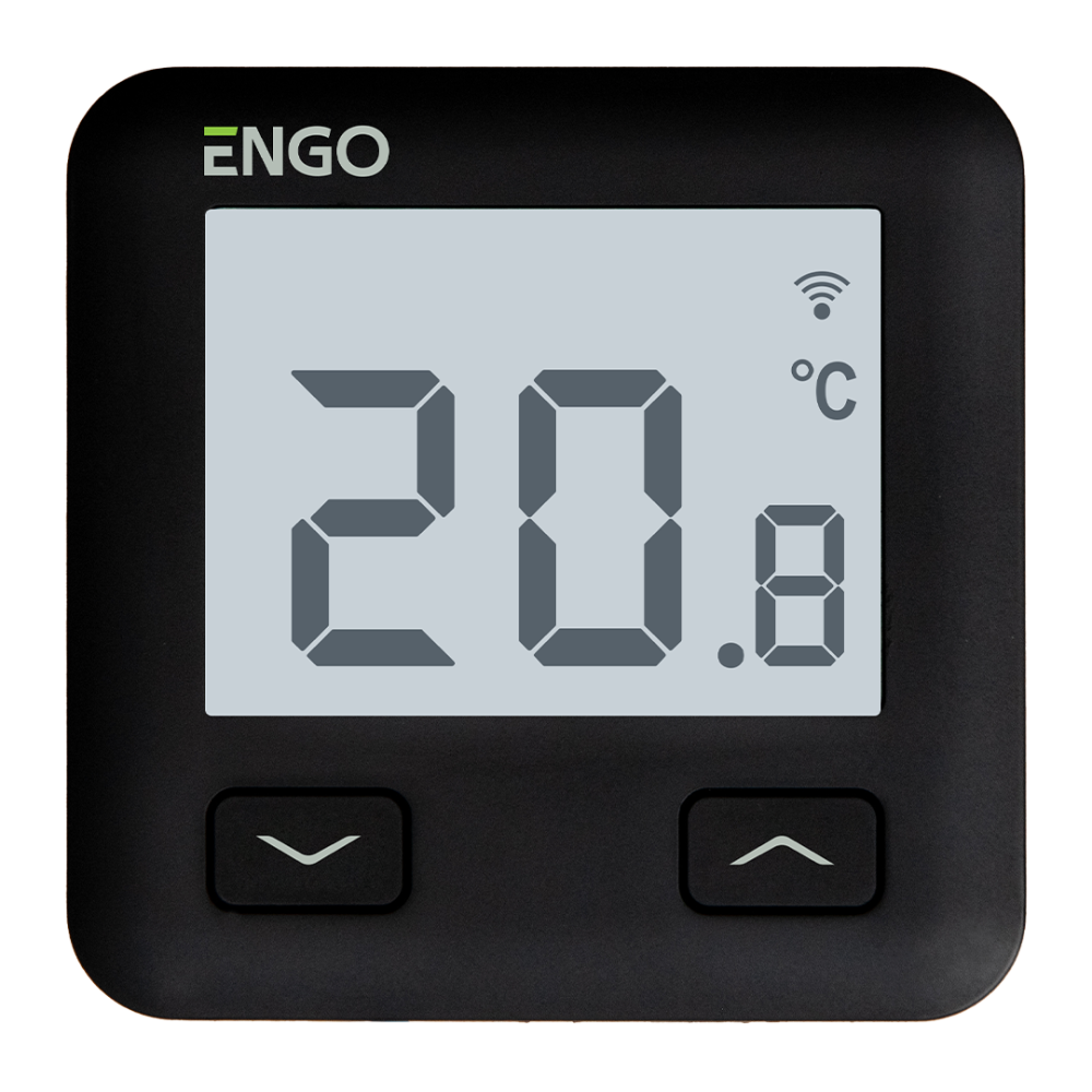 ENGO E10B230WiFi Інтернет-термостат з WI-FI, чорний, жив. 230 В Київ - фото 1
