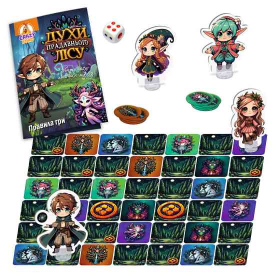 Гра настільна "Духи прадавнього лісу" VT8055-48, 4 персонажі Вінниця