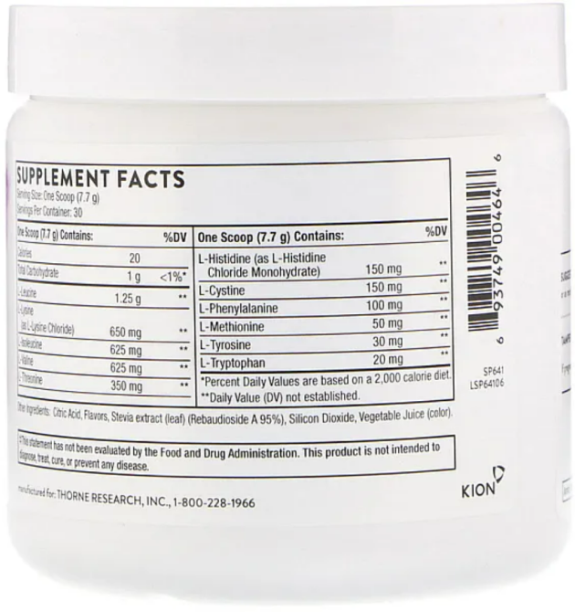 Аминокислоты комплекс Thorne Amino Complex ягодный вкус 228 г Киев - изображение 2