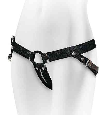 Джинсовые трусики для страпона Adrien Lastic - Lastic Strap-on Sex Aura Киев