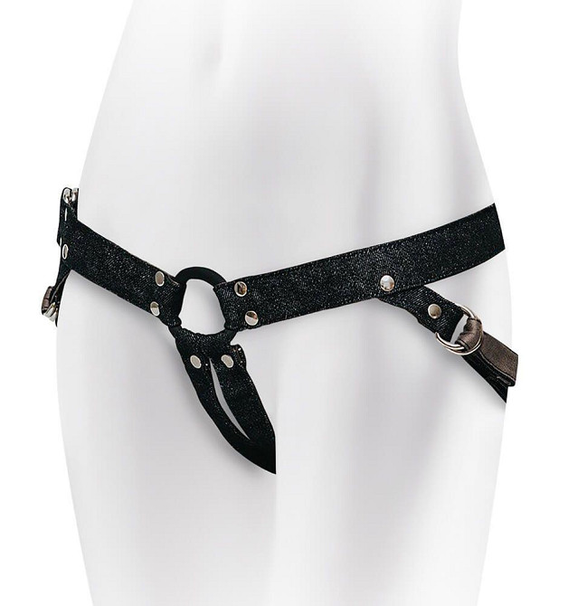 Джинсовые трусики для страпона Adrien Lastic - Lastic Strap-on Sex Aura Киев - изображение 1