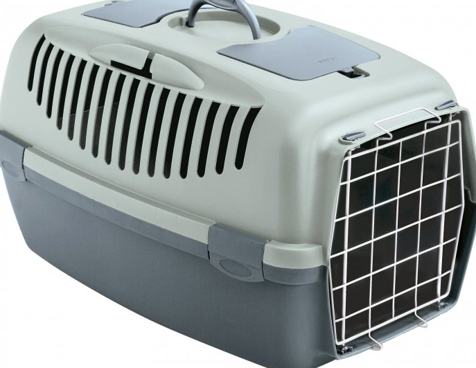 Контейнер-переноска "Stefanplast Gulliver 3" 61 х 40 х 38 см, з металевими дверима Київ - фото 1