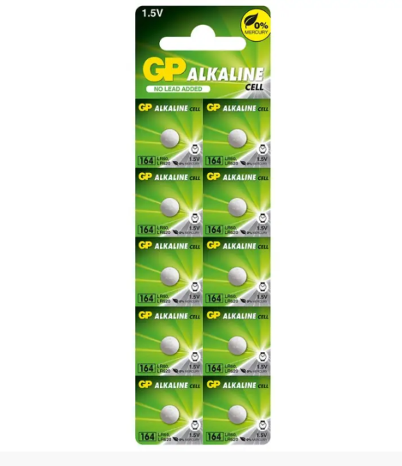 Батарейка таблетка GP Alkaline 164F 1.5V LR60 лужна блістер 10 шт Рівне - фото 1