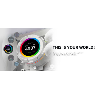 Система рідинного охолодження ID-Cooling SL240 XE White Вінниця - фото 4