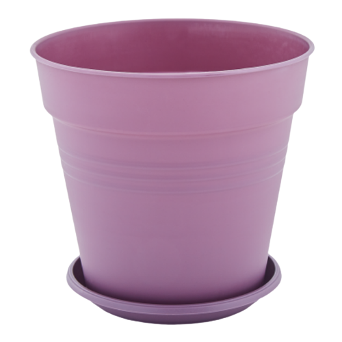 Вазон Глорія з підставкою 14,5*14см фіолетовий Алеана Житомир - фото 1