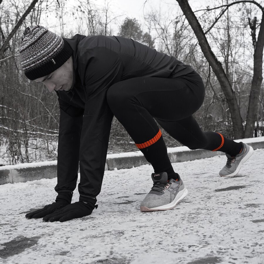 Водонепроницаемые носки DexShell Hytherm Pro DS634 (Черные с оранжевым) размер S (36-38) Киев - изображение 4