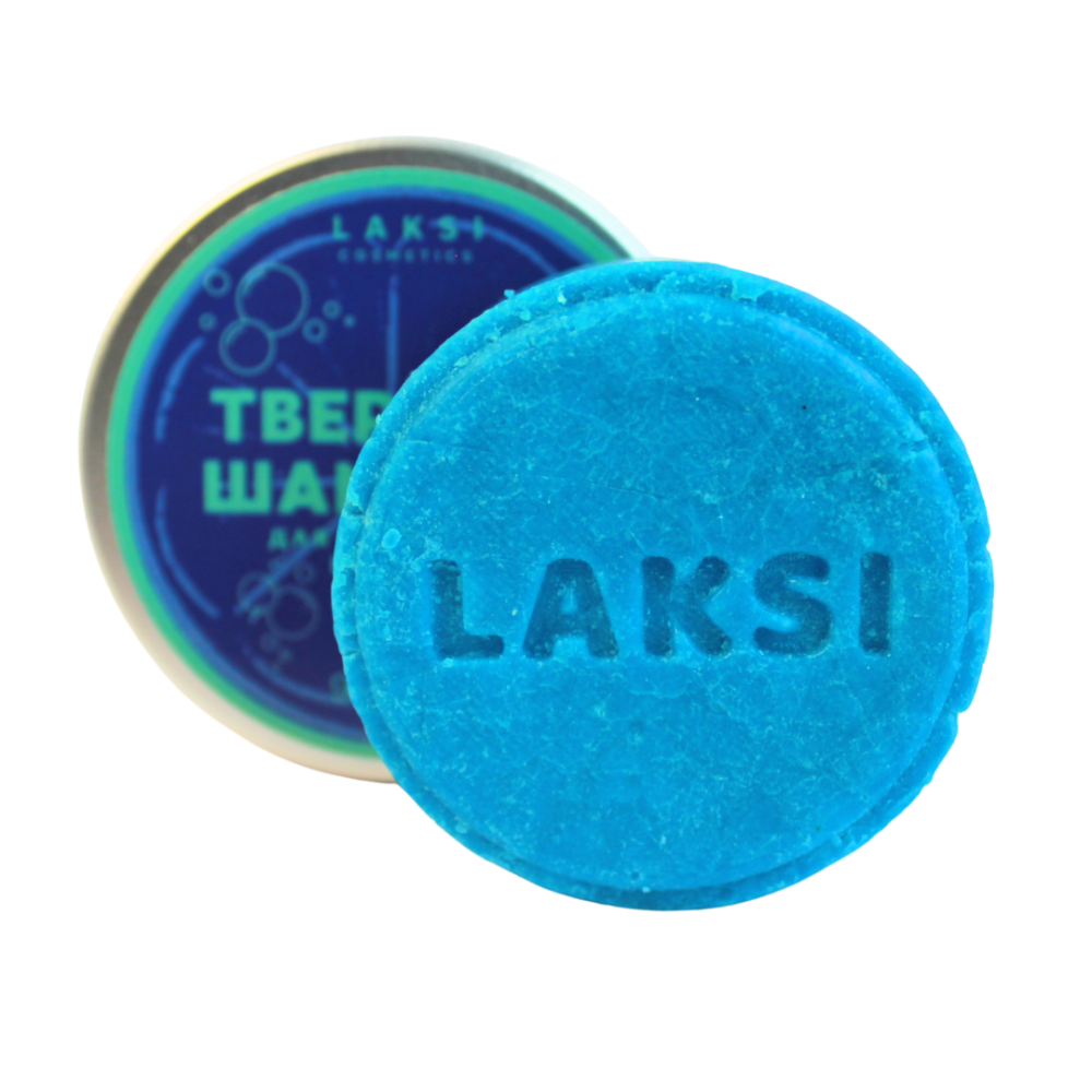 Твердий шампунь для сухого типу волосся LAKSI cosmetic 90 г Київ - фото 1