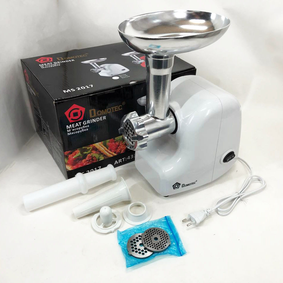 Потужна побутова електром'ясорубка для дому Domotec, М'ясорубки шнекові, М'ясорубки для ковбаси TZ-59 Івано-Франківськ - фото 8