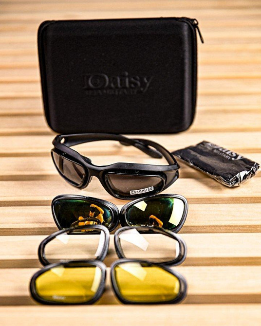 СОЛНЦЕЗАЩИТНЫЕ ОЧКИ ТАКТИЧЕСКИЕ   Daisy   ПП7823 Одесса - изображение 1