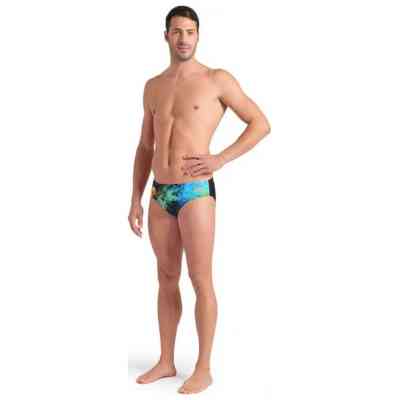 Плавки Arena Vibrant Swim Briefs 008940-550 чорний 80 (3468337526964) Винница