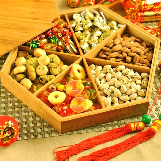 Менажница деревянная 