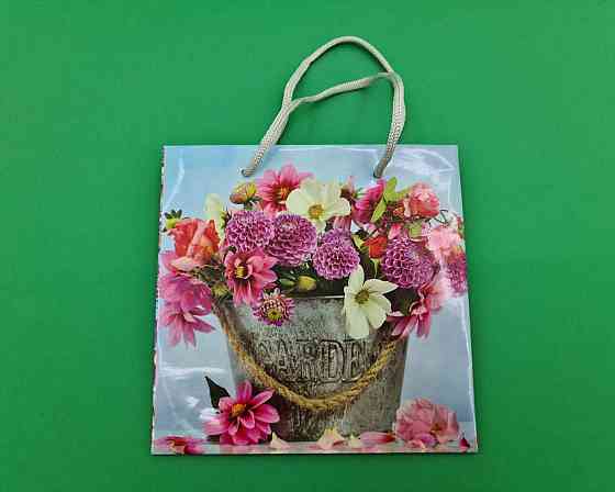 Пакет подарунковий під чашку 16/16/8 (артЧ-176) (12 шт.) Харків