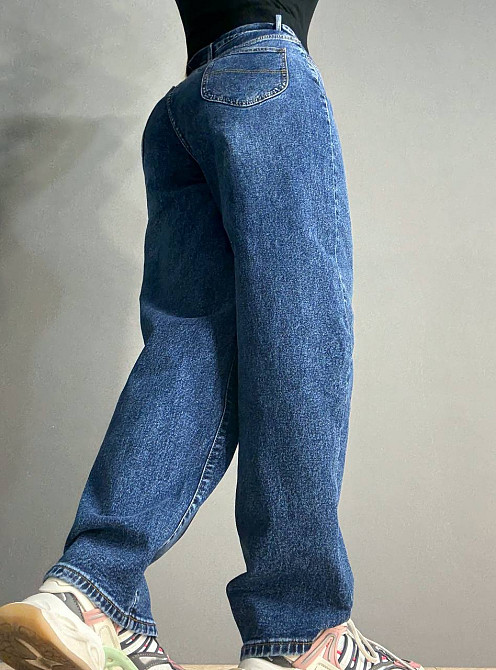Джинси жіночі Liana 234 skater jeans широкі банани сині, синій, 30, 30, 83 см, 118 см Київ - фото 12