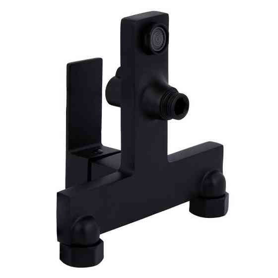 Смеситель для ванны Qtap Gemini c душевым гарнитуром QTGEM259BLM45682 Black Matt черный Киев