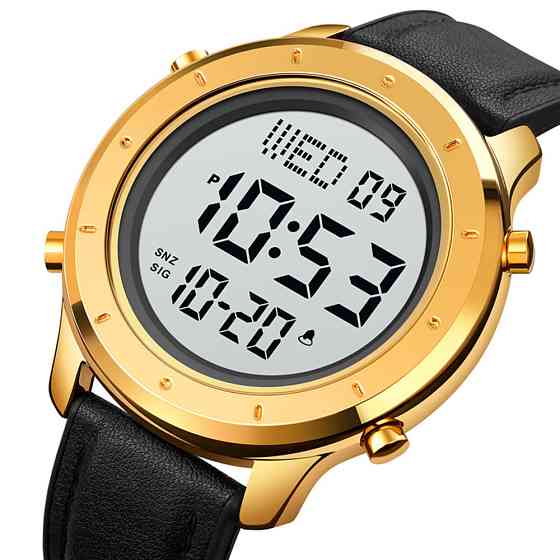 Skmei 1864LGDWT Gold-White Leather SBR Киев