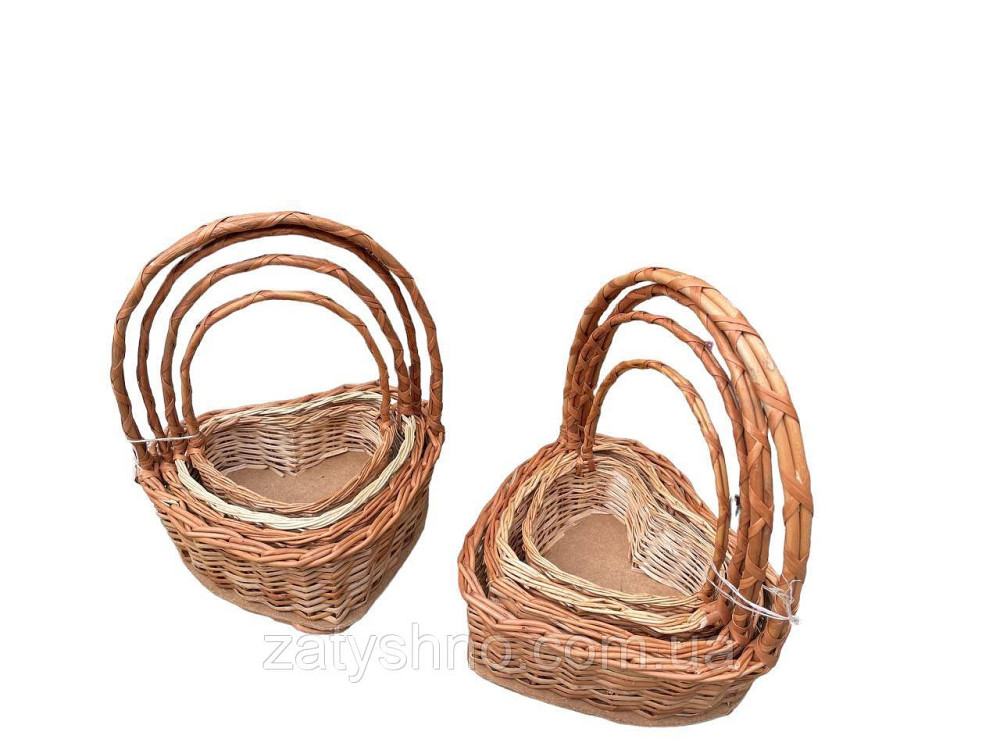 Набор корзинок в виде сердца 4 шт Киев - изображение 7