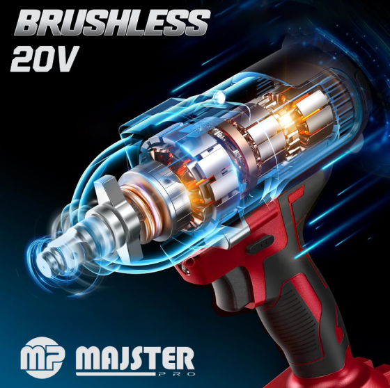 Гайковерт аккумуляторный ударный 750Нм Majster Polska (Польша) Киев