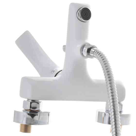 Смеситель для ванны с коротким изливом Mixxus Premium Eva 009 Euro Белый MI5811 Харьков