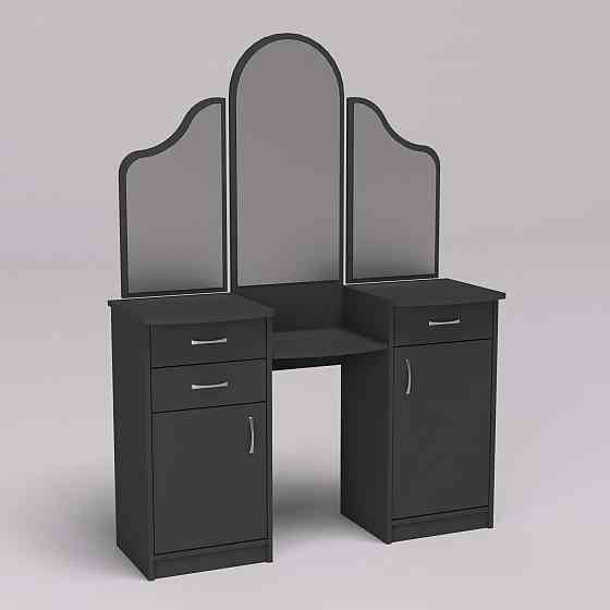 Стол туалетный Трюмо Диана, Антрацит, 1200/420/1630 Львов