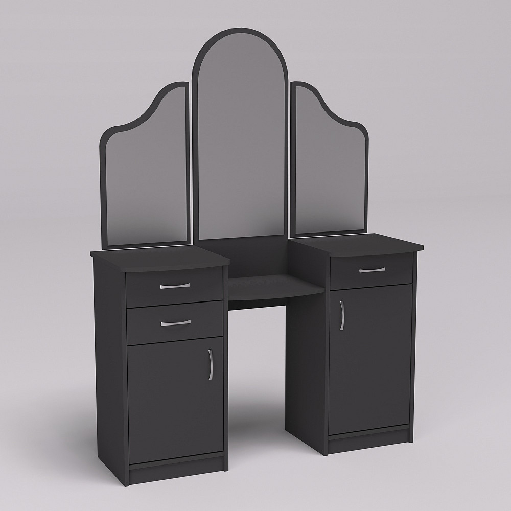 Стол туалетный Трюмо Диана, Антрацит, 1200/420/1630 Львов - изображение 2