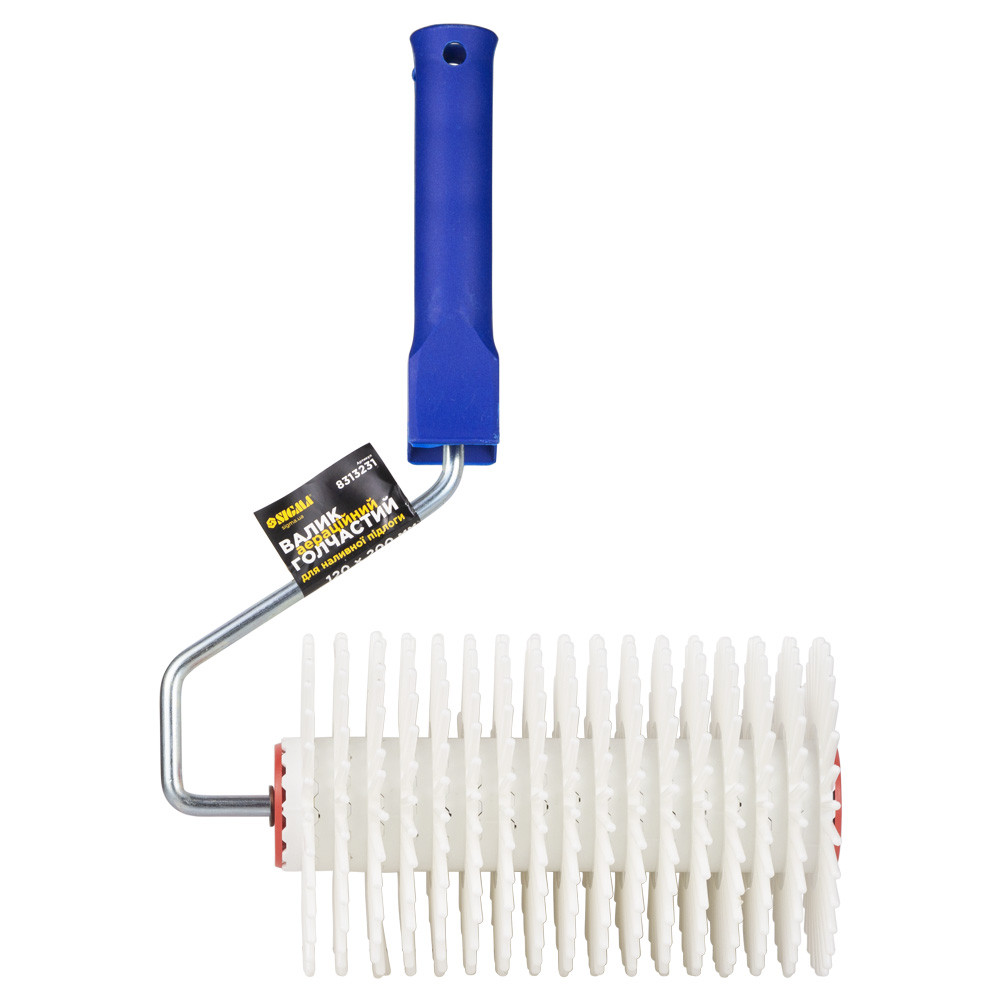 Sigma Валик игольчатый аэрационный для наливного пола 120×200мм с ручкой белая иголка SIGMA (83 Коломия - фото 3