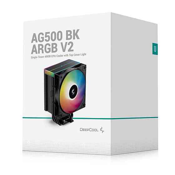 Кулер процесорний DeepCool AG500 BK ARGB V2 (R-AG500-BKAMMN-GJD) ( Чорний ) Харьков