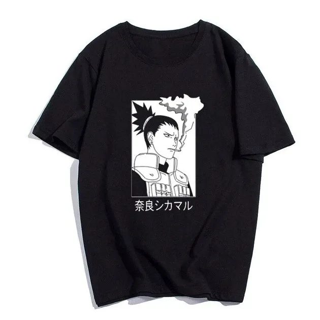 Футболка мужская с аниме принтом Наруто Размер оверсайз (S/M/L) Черный AnimeT00032 Днепр - изображение 1