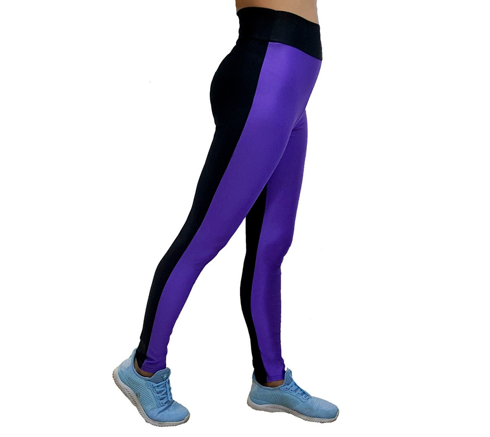 Жіночі двоколірні лосини для фітнесу 42 Суми - фото 1