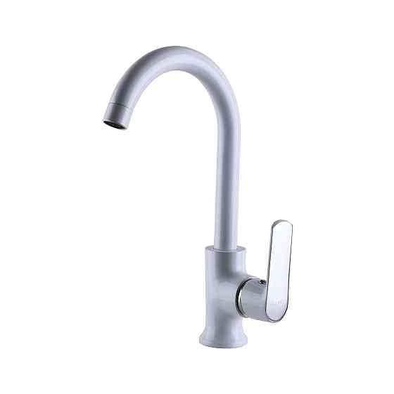 Смеситель для кухни Globus Lux Laguna GLA-0203SL-7-WHITE (000022567) Киев