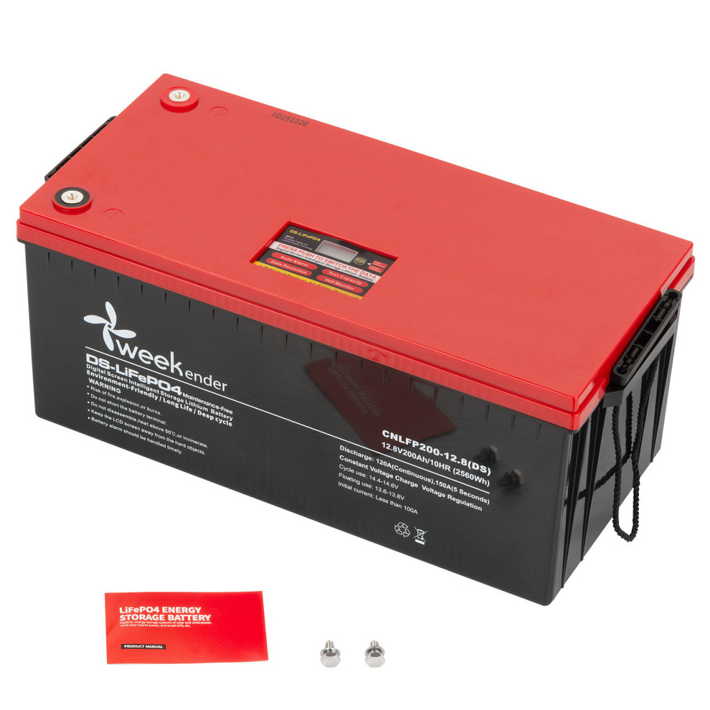Литий ферумный аккумулятор с дисплеем Weekender IP66 CNLFP200-12.8(DS) 2026 год Киев - изображение 1
