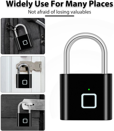 Портативний замок з відбитком пальця Padlock Tuya Луцк
