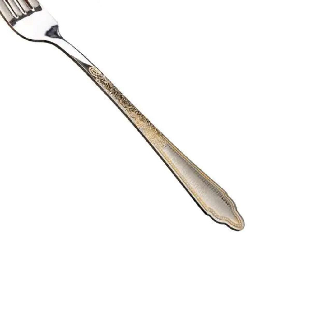 Набір золотих столових приборів на 6 осіб, 24 предмети Київ - фото 5