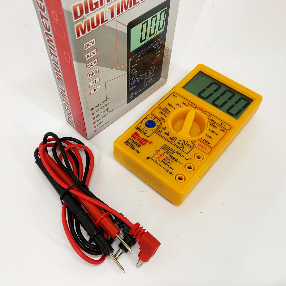 Мультиметр для електрообладнання HAOYUE DT860B/700B, Мультиметр із хорошою точністю UY-11 Львів - фото 11
