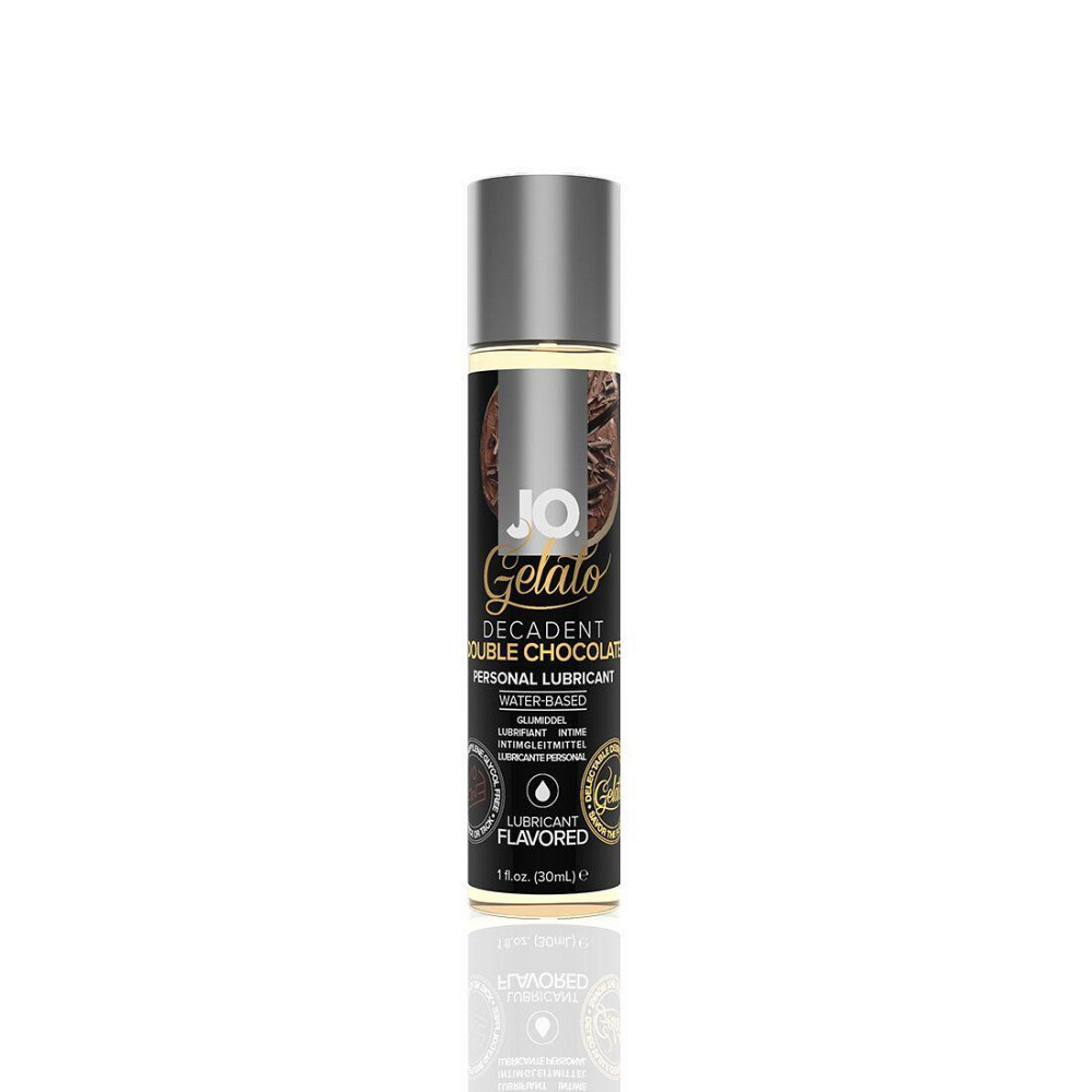 Смазка на водной основе JO GELATO Double Chocolate (30 мл) без сахара, парабенов и гликоля Sex Aura Киев - изображение 1
