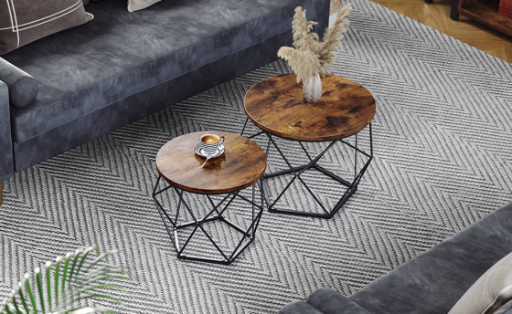 Комплект журнальних столиків Leobert Watson 2 шт в стилі Loft Київ