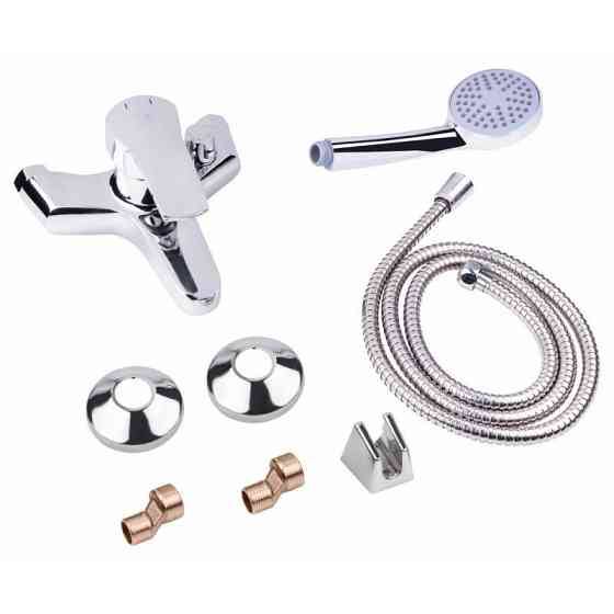 Змішувач для ванни Lidz (CRM) 41 86 006-1 New з душовим гарнітуром (LIDZCRM204900603) Київ