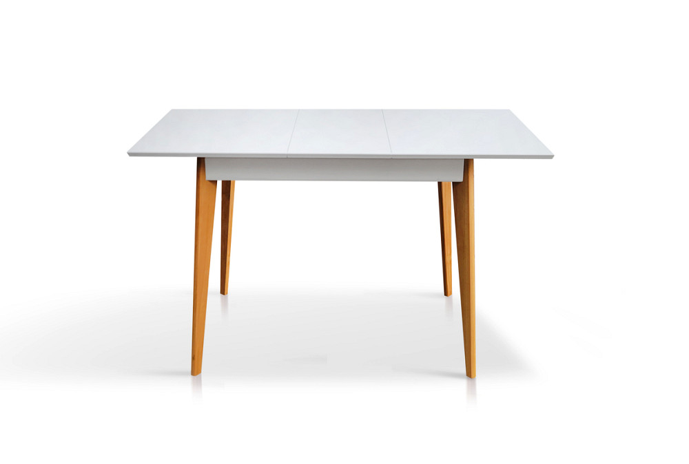 Стіл Міраж (980+32)/68 ніжки натур/столешня біла Киев - изображение 2