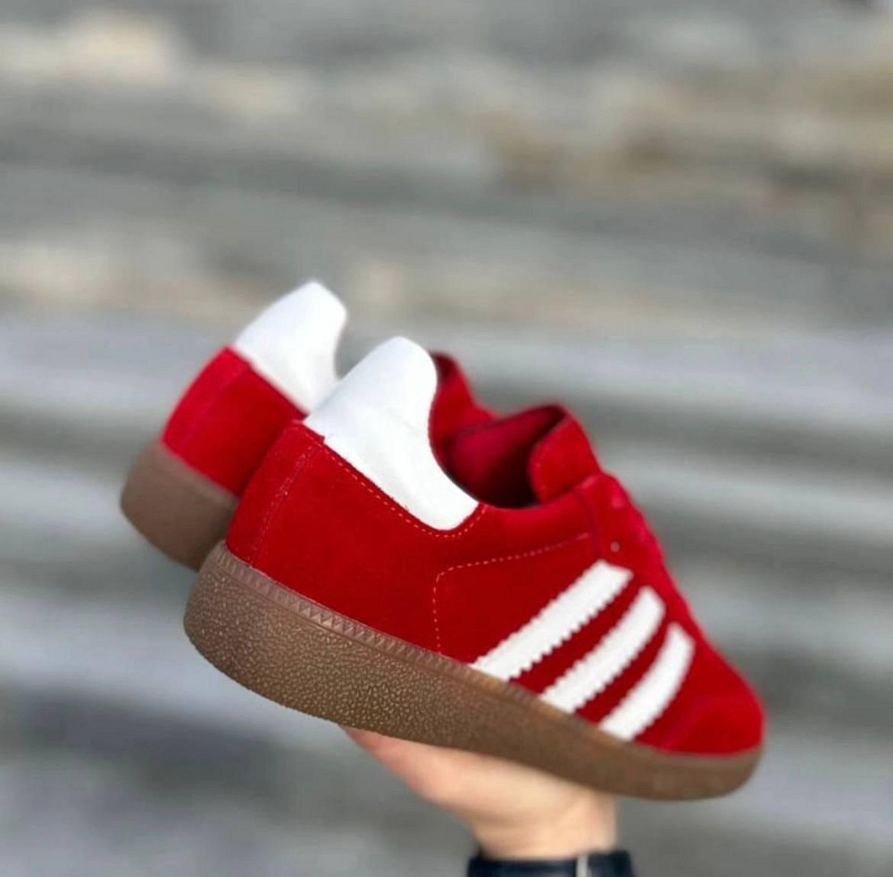 Кеди жіночі Notta bene червоні натуральна замша 36-41 (K-0424) Коломия - фото 6