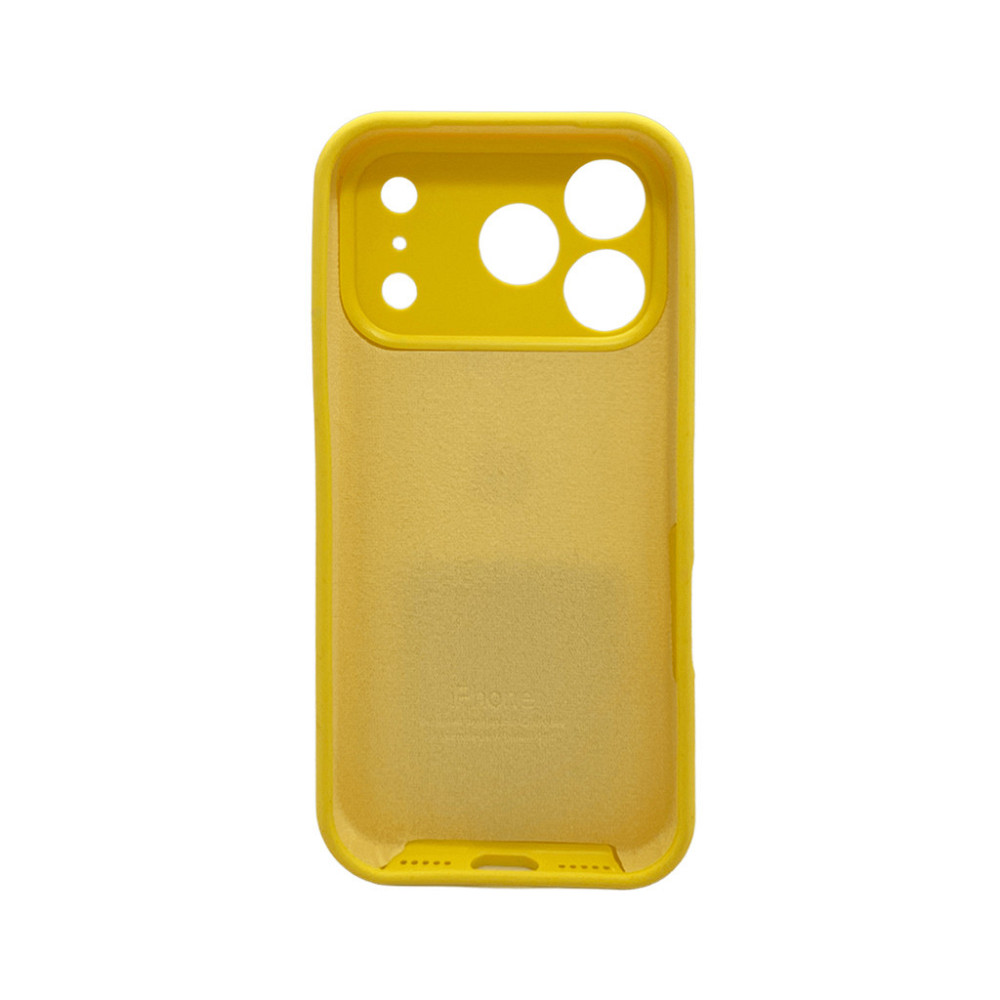 Чохол для смартфона Silicone Full Case AA Camera Protect for Apple iPhone 17 Pro Max 33,Canary Yellow Київ - фото 3