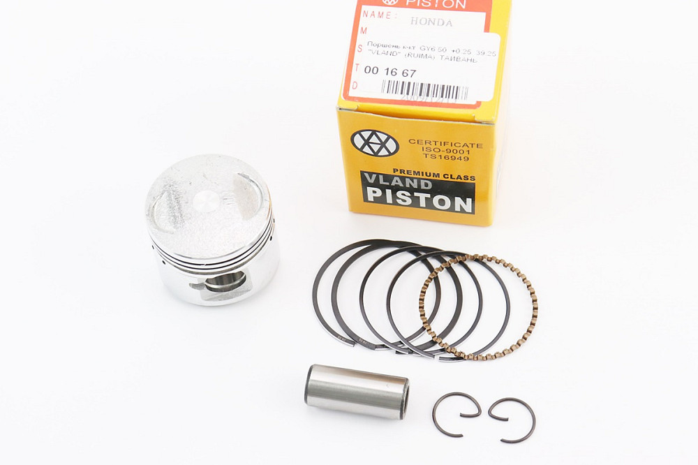 Поршень к-кт 50cc 39мм + 0,25 (палець 13мм) Київ - фото 1