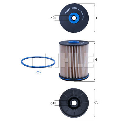 Фільтр паливний Champion KX567D Вінниця - фото 1