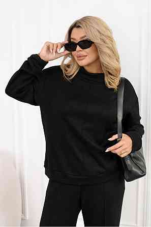 Жіночий костюм із двосторонньої ангори чорний, 54-56 Одеса