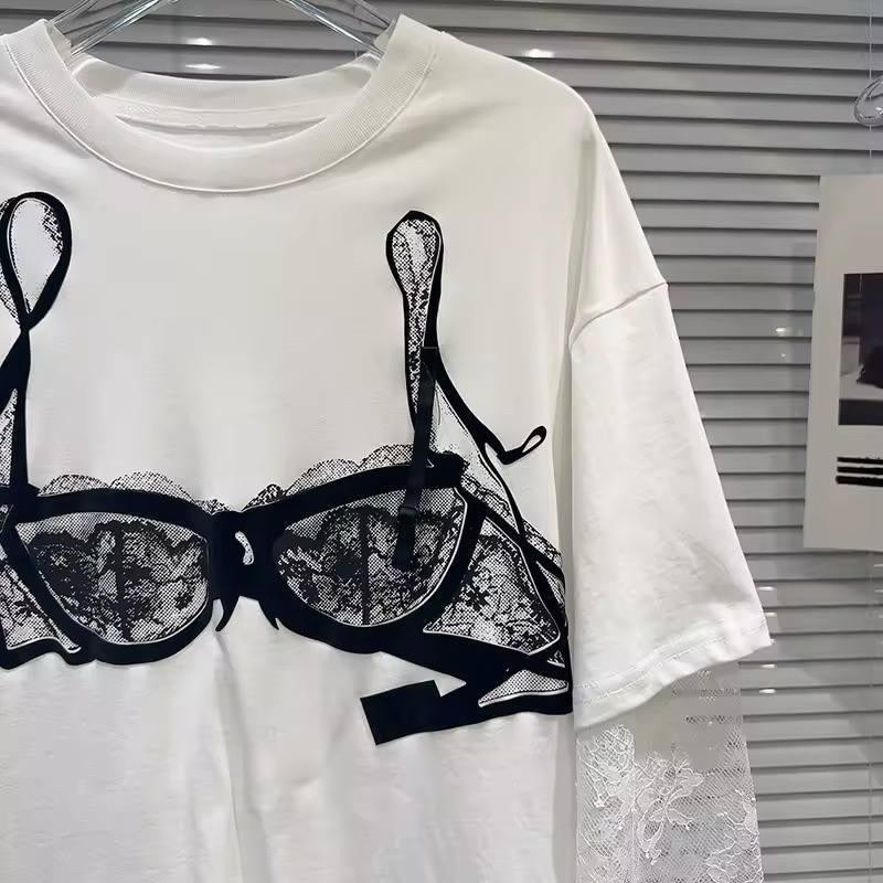 Женская стильная оверсайз футболка 