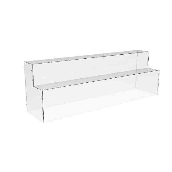 Товарна горка EKOSTAR на 2 сходи з акрилу 600x150x200 Київ