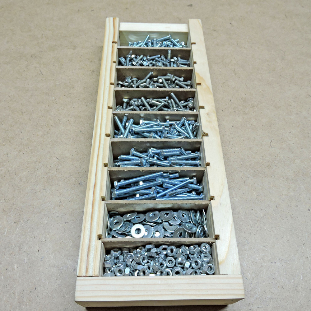 Набір 1х болтів, гайок, шайб М4 1100шт Миколаїв - фото 9