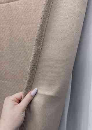 Комплект штор VR-Textil льон преміум ELEMENTA 150х270 2шт і Тюль 500х270 1869ш-115т бежевий з білим 71-073/4 Київ